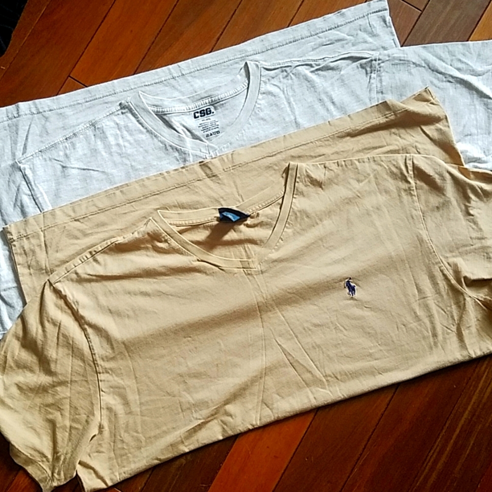 Polo ralph lauren and csg t shirts